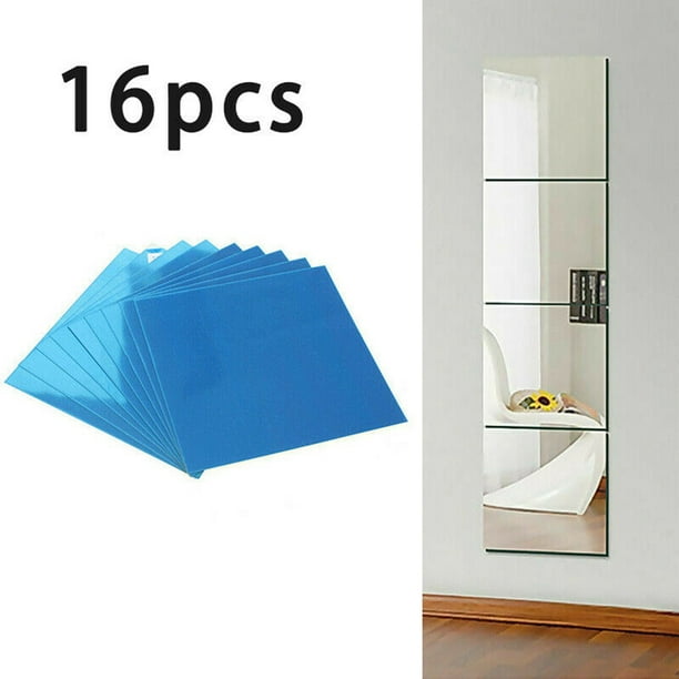 Details about 40/80Pcs 15cm Mirror Glass Tile Self Adhesive Wall Stickers Decal Wall Decor Details about 40/80Pcs 15cm Mirror Glass Tile Self Adhesive Wall Stickers Decal Wall Decor